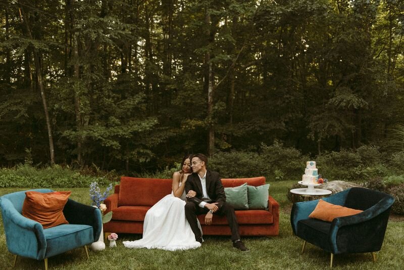 Chatfield Hollow Inn Connecticut Modern Colorful Wedding - Pearl Weddings &amp; Events